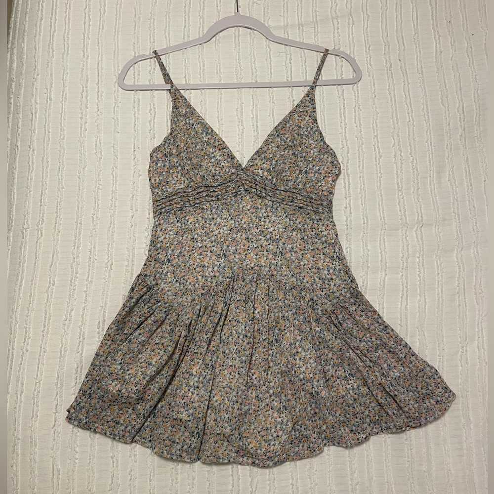 Sundae Muse Floral Romper Dress